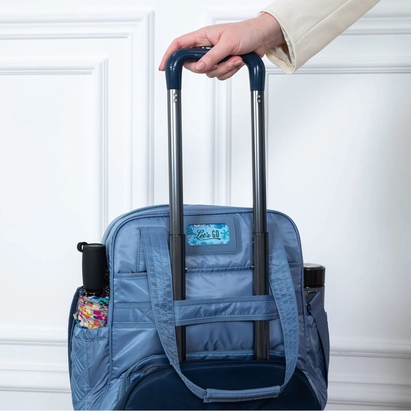 LUG GRAY  Mini Puddle Jumper Crossbody Tote Bag. - Picture 12 of 13